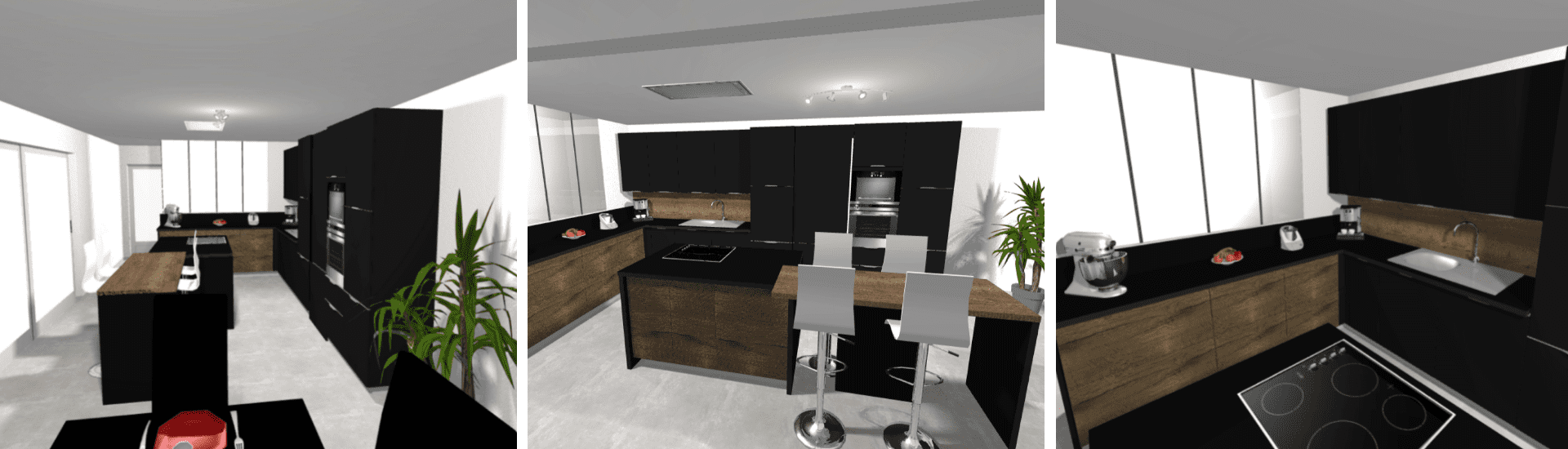 Une verrière dans la cuisine avec C2A Concept
